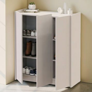 Тумба для взуття Doros Кассель Кашемір 3 ДСП 97х40х110 (DRS-011823) DRS-011823 фото