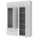 Шафа розпашна с антресолью Doros Лукас 180х50х240 см Білий (DRS-011191) DRS-011191 фото 3