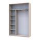 Шафа-купе Doros Сіті Лайт Кашемір 2 дзеркала 150х45х225 (80736362) DRS-011799 фото 7
